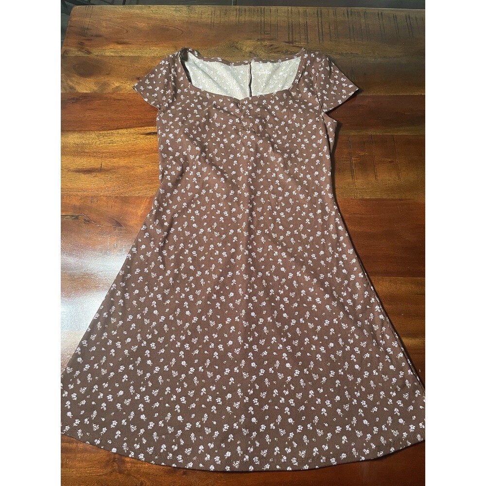 Women’s Small Dress S Sm Y2K NoBoundaries 4 6 Skater Preppy Floral Cottagecore